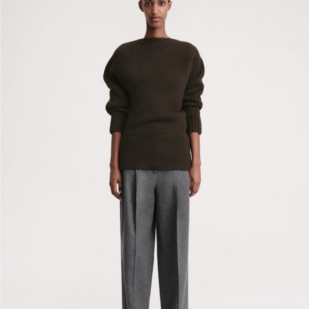 Toteme Twisted Rib Knit Sweater - Picture 2 of 6
